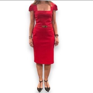 Emilio Pucci Red Midi Dress